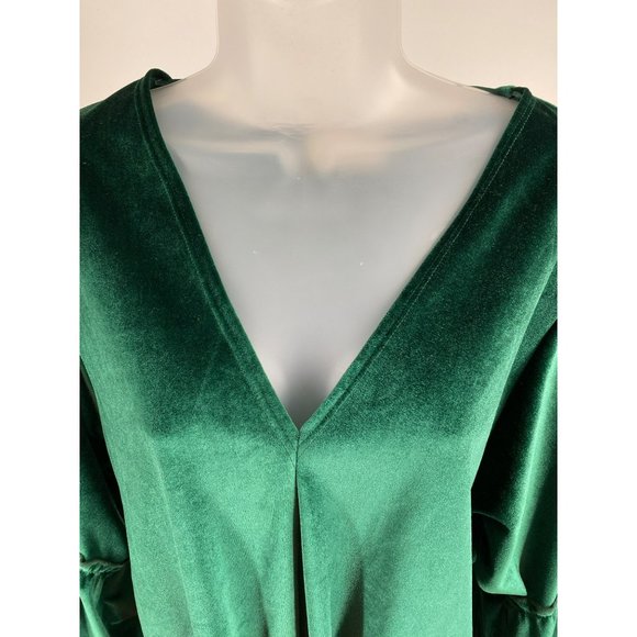 Anthropologie Lavender Field Velvet BOHO Top Size Medium - Picture 6 of 7